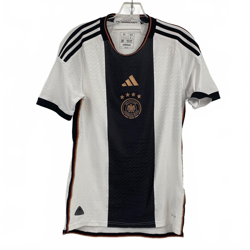 adidas White Germany Soccer Jersey | Men’s XS Synthetic Tee